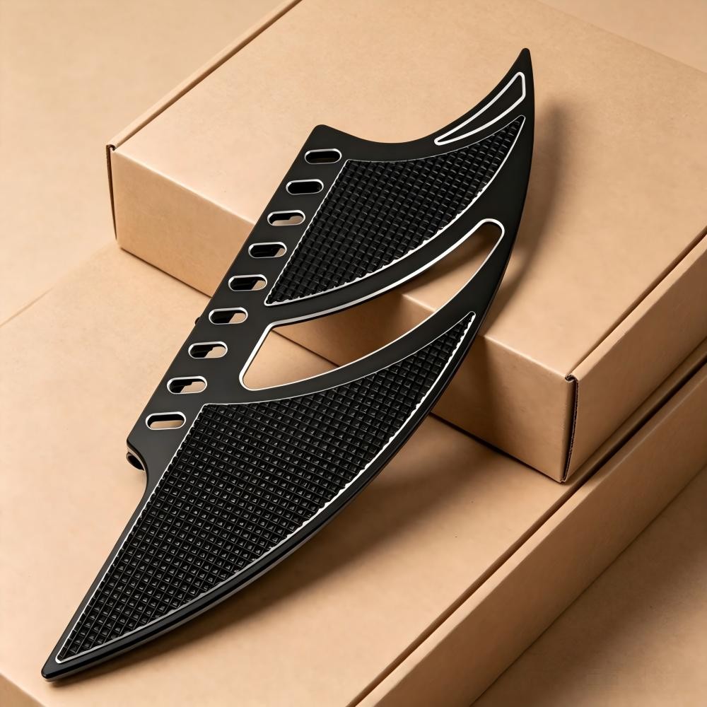 Black Front+Rear Floorboards Foot Board Pegs For Harley Electra Road Glide NEW