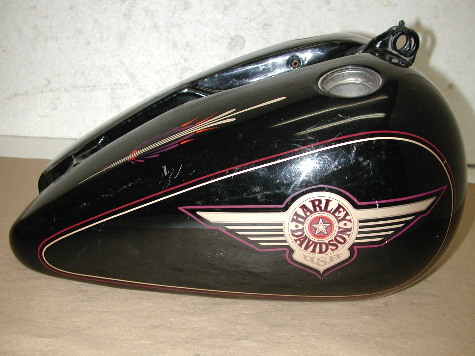 HARLEY DAVIDSON Softail Fat Boy FLSTF 1984-1999 OEM 4.2 Gal Split Fuel Gas Tank