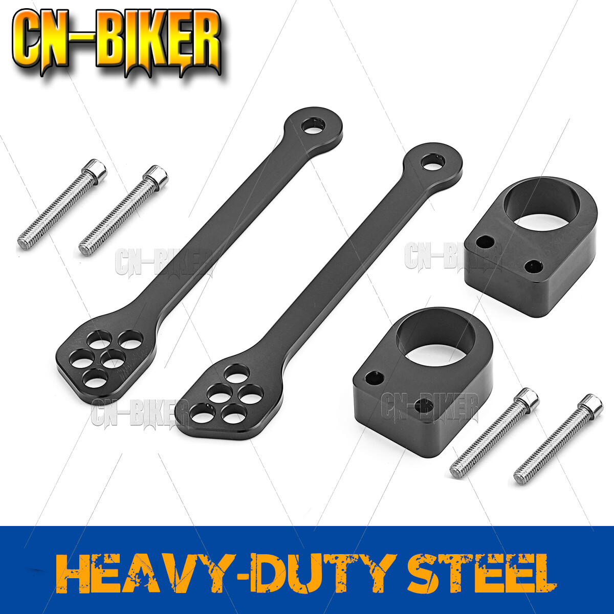 Front 1″ Rear 4″ Full Lowering Link Block Kit For Kawasaki Ninja 300 250R EX250