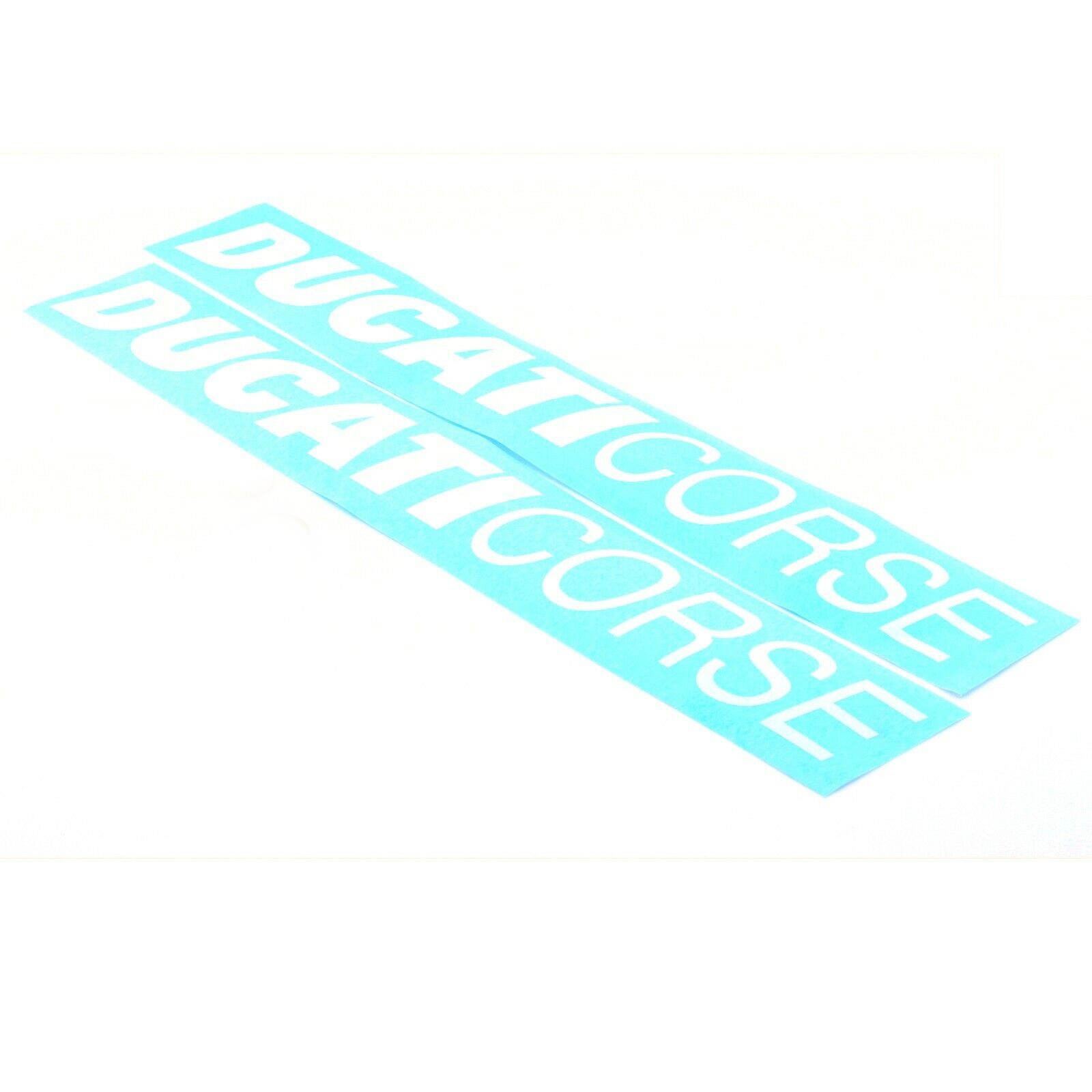 Ducati Corse Fairing Stickers x2 Panigale 899 959 1199 1299 Vinyl