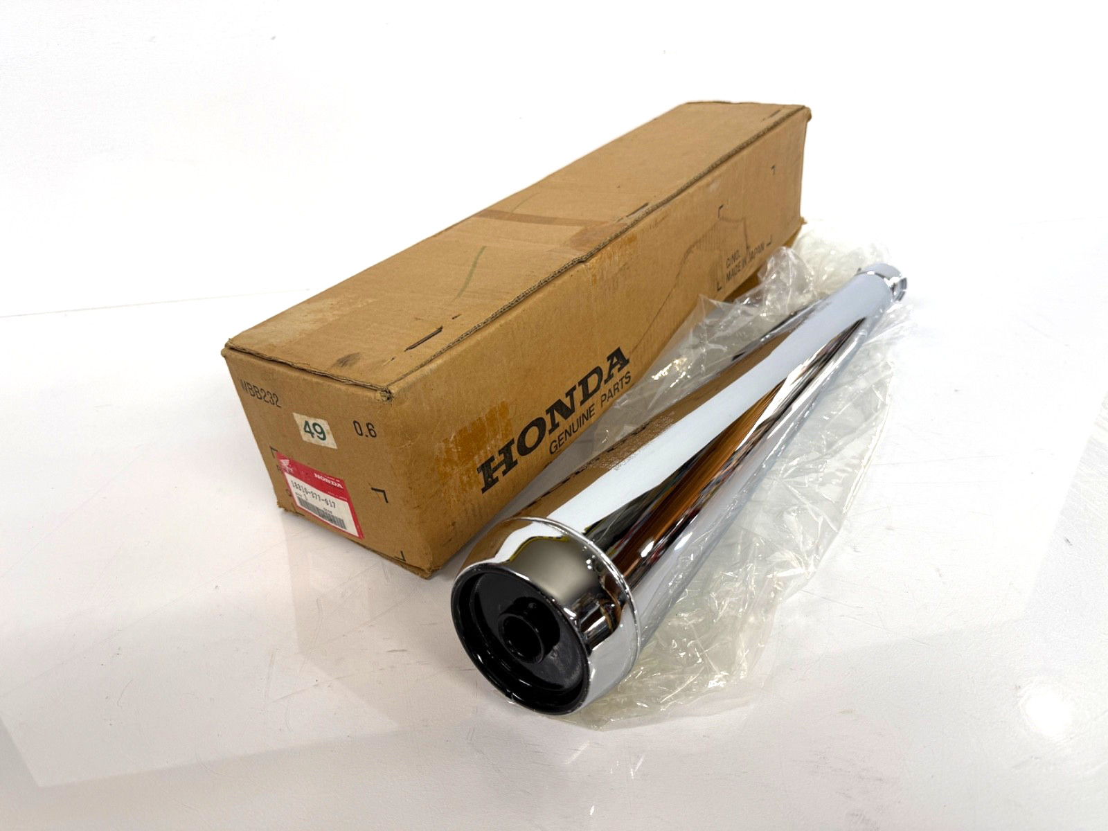 NOS Honda CB400F CB Four Supersport Exhaust Muffler 18310-377-017 OEM Genuine