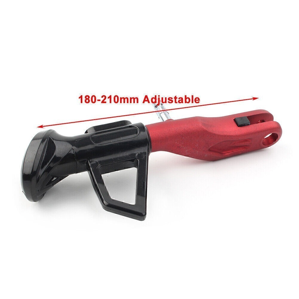 Adjustable 18-21CM Motorcycle Kickstand Foot Stand Support Side Stand Aluminum