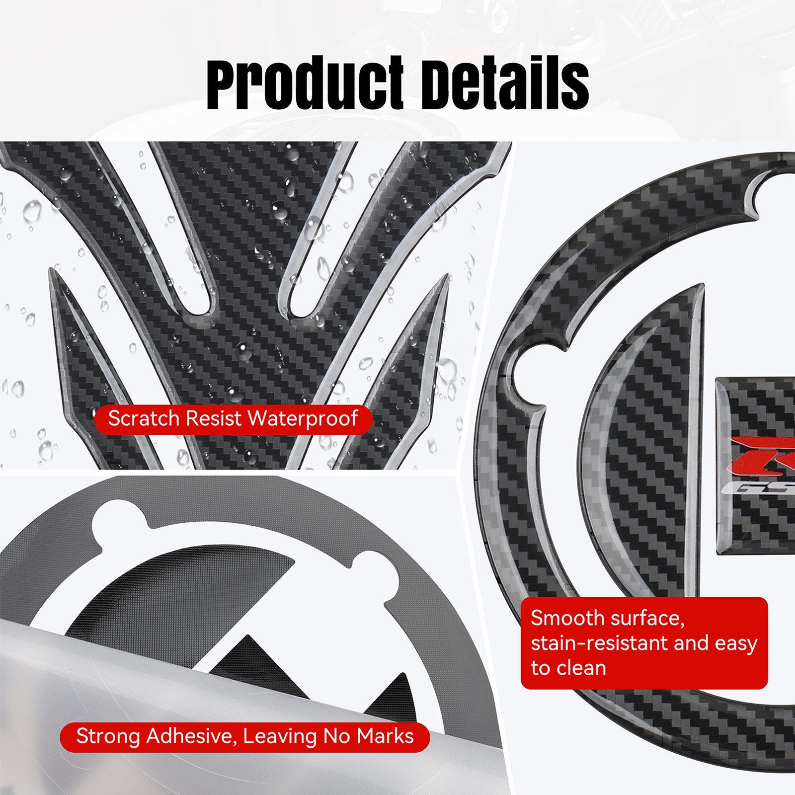 Motorcycle Fuel Tank Pad Protector Sticker For Suzuki GSXR600 GSXR750 GSXR1000