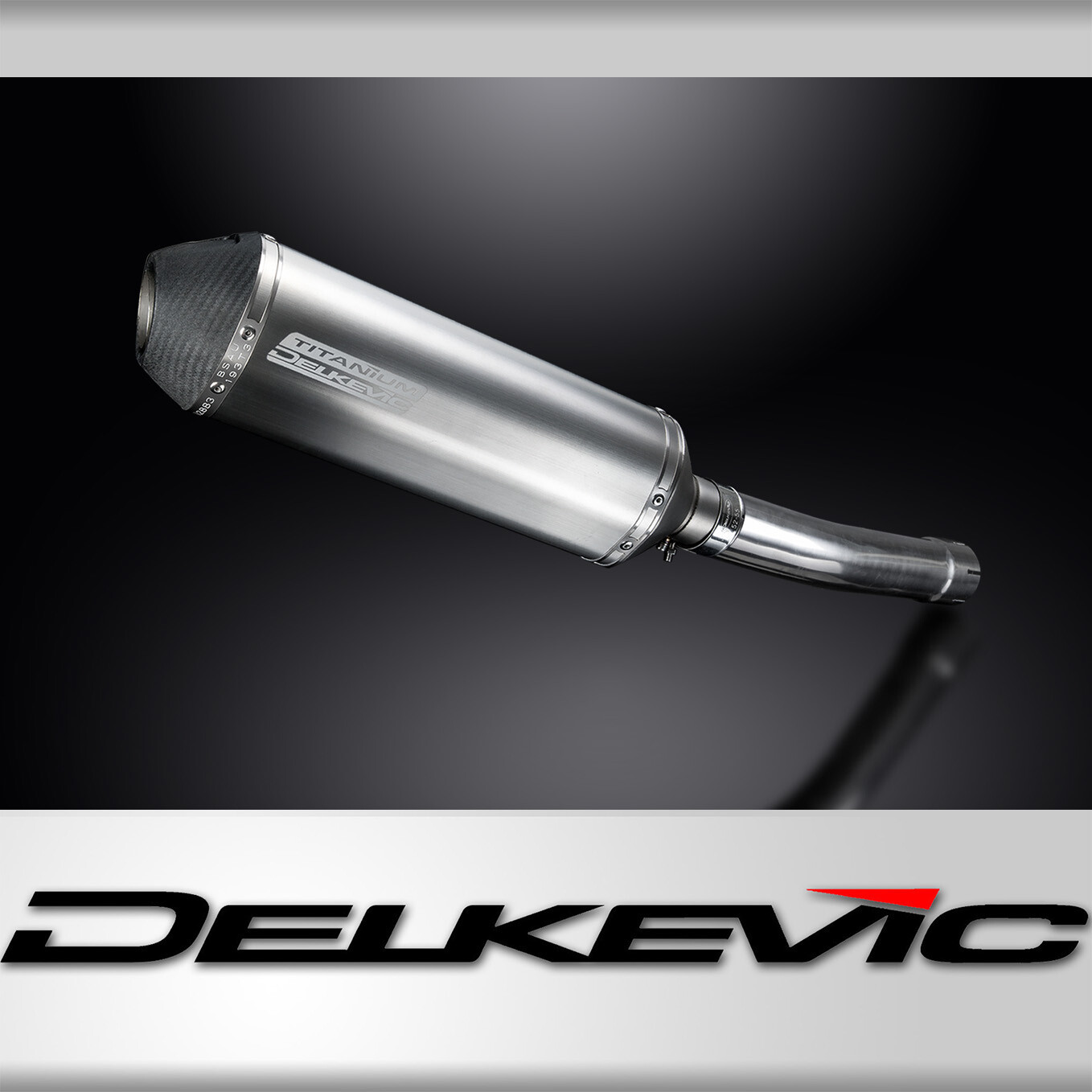 Suzuki GSX-R600 01-03 Delkevic Slip On 13.5″ X-Oval Titanium Exhaust Muffler Kit
