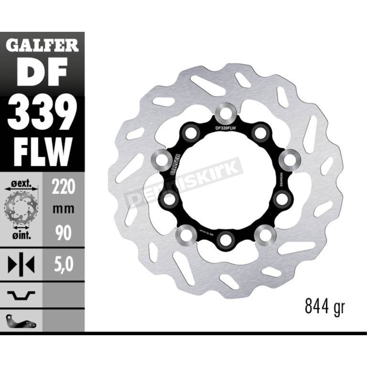 Galfer Rear Floating Wave Rotor – DF339FLW