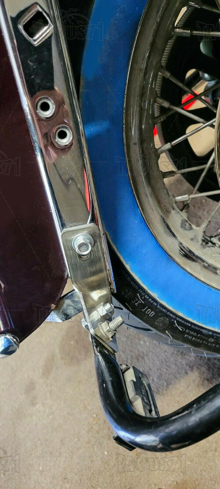 Saddlebag Support Bracket Struts Repair For 85-08 Harley Road King Street Glide