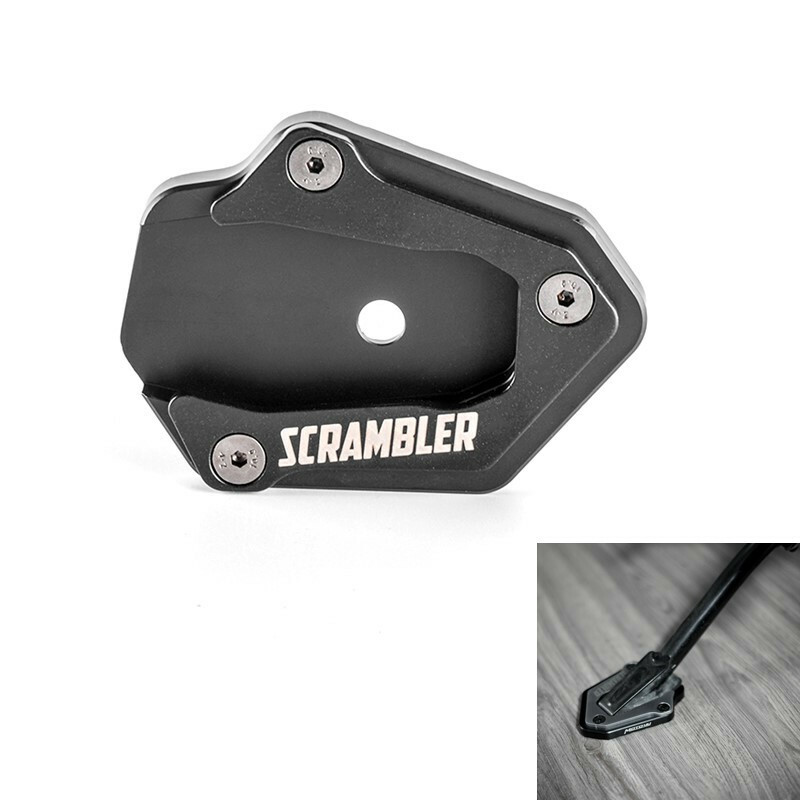 For Ducati Scrambler 2014-2019 Motorbike Extension Plate Foot Pad Side Kickstand