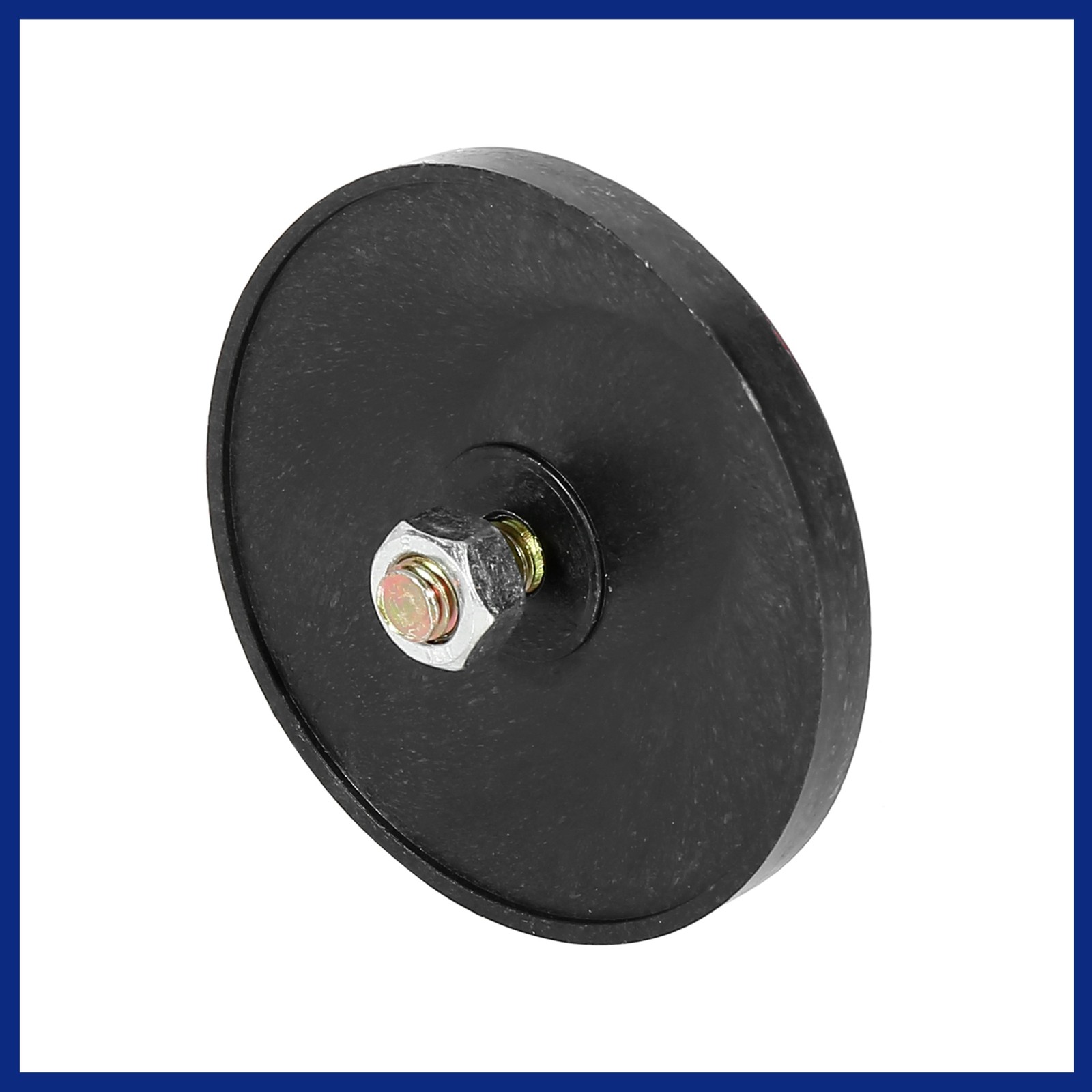 Pair M6x1.0 Red Universal Screw Mount Round Warning Reflector for Motorcycle