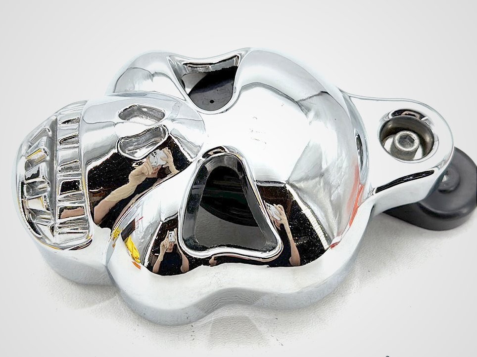 05 Harley Electra Glide Touring Ultra Signal Horn Klaxon Beep SKULL Cowbell HTMT