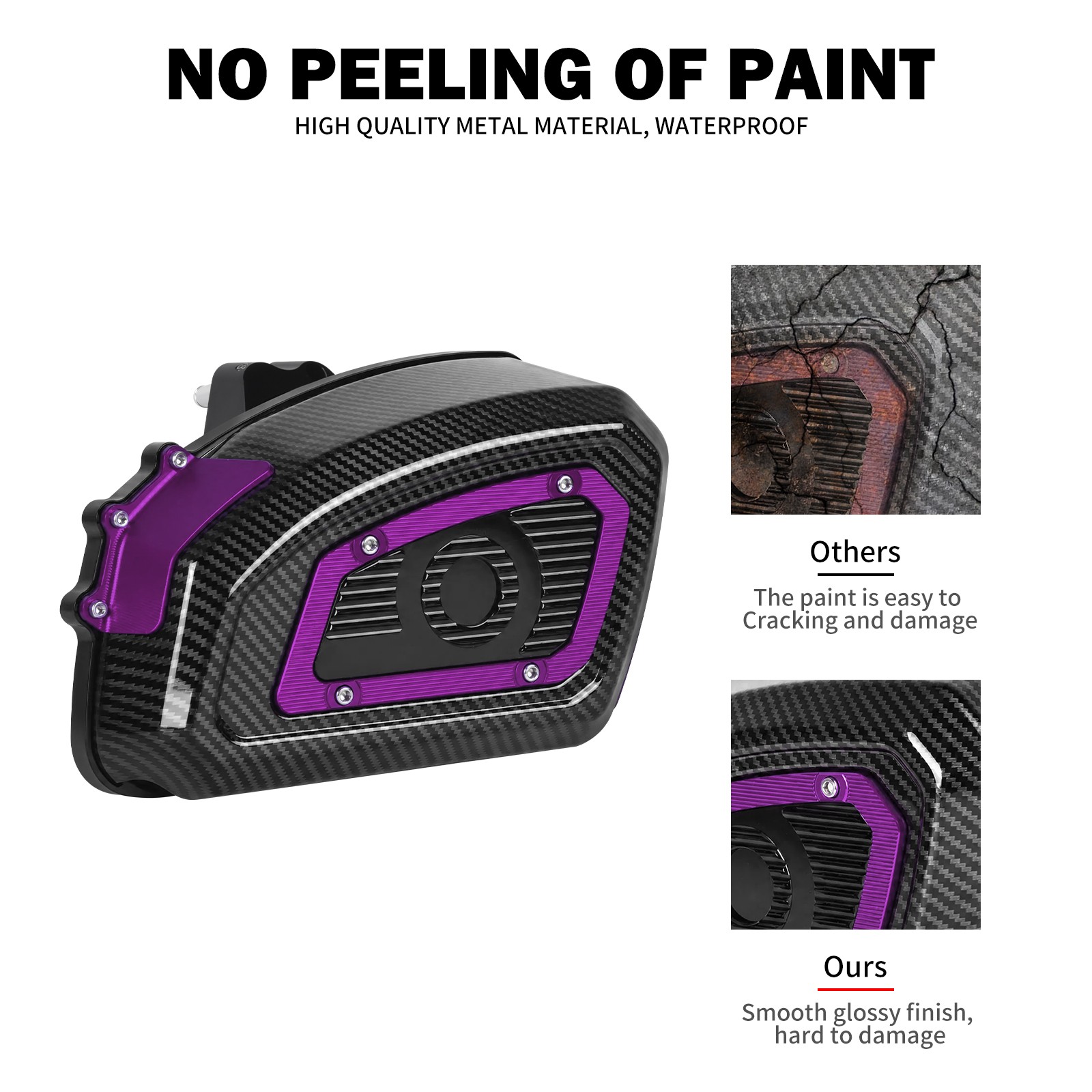 Air Filter Purple Air Cleaner For Harley Road Glide FLTRX ST FLTRXSTSE 2024-25
