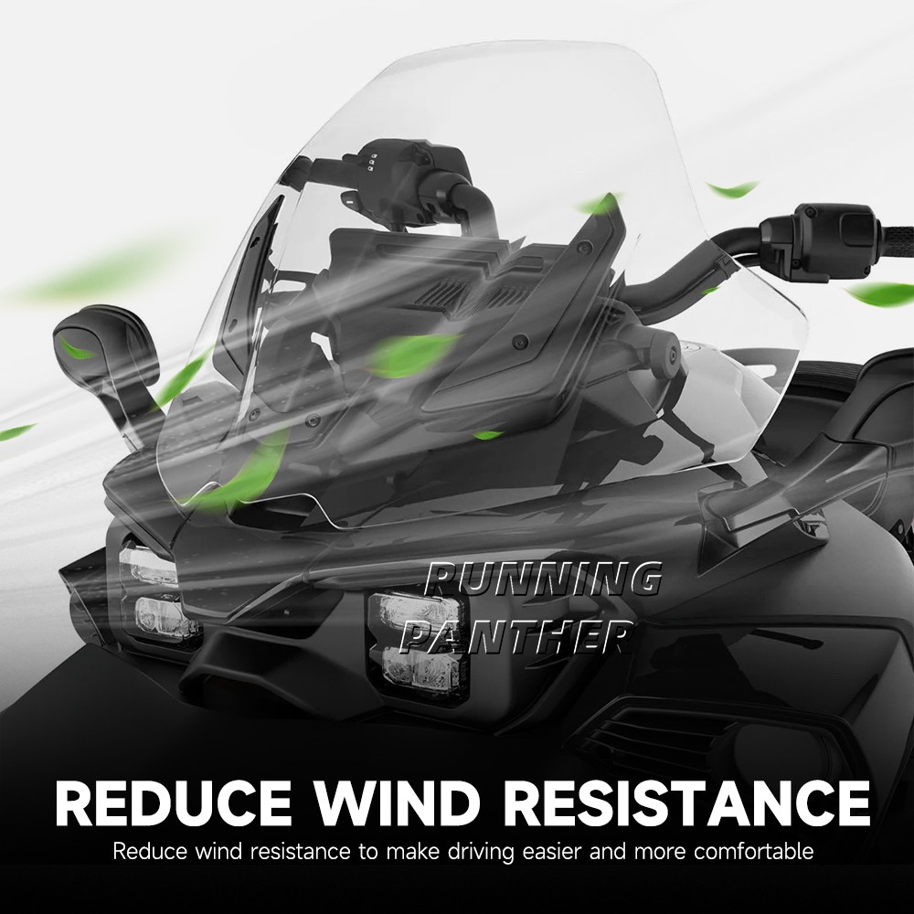For CAM-AM Spyder F3 F3-S Front Acrylic Windshield Windscreen Wind Deflectors