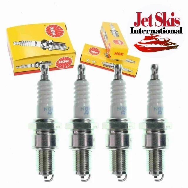 New NGK Spark Plugs BPR7ES 5534 Standard Resistor OEM 4 Pack