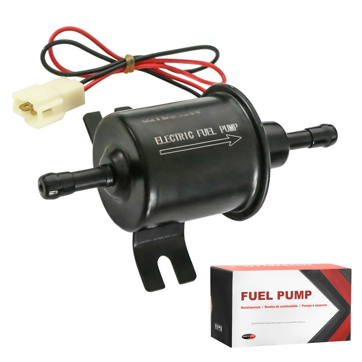 12V Universal Diesel Gas Low Pressure Electric Fuel Pump For YANMAR HEP-02A