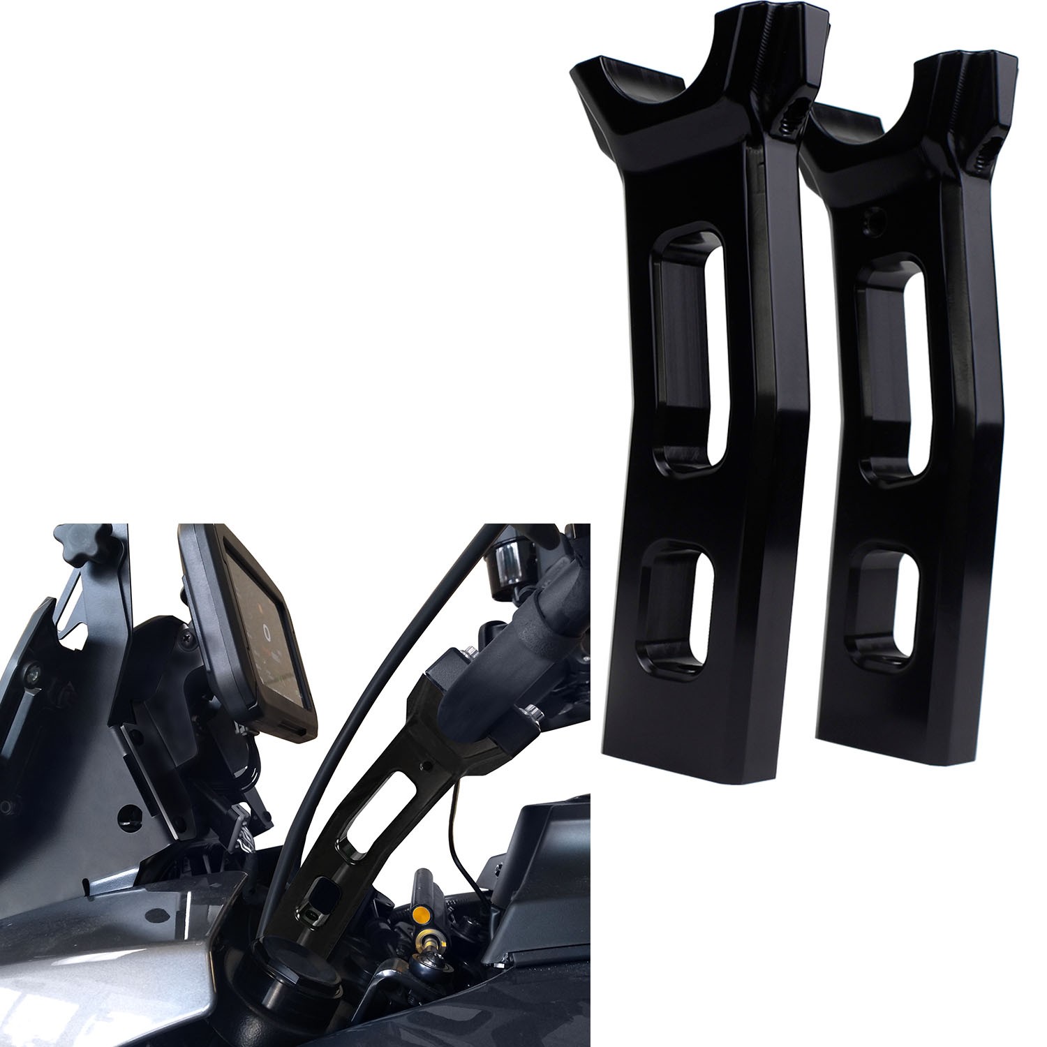 6.3″ Tall 1.25″ Handlebar Risers for Harley Pan America 1250 RA1250 RA1250S 21+