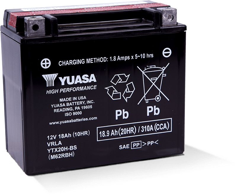 Maintenance Free YTX20HBS Battery For Riot 8000 146in 1.6 ARS II w/QS3 2020-22