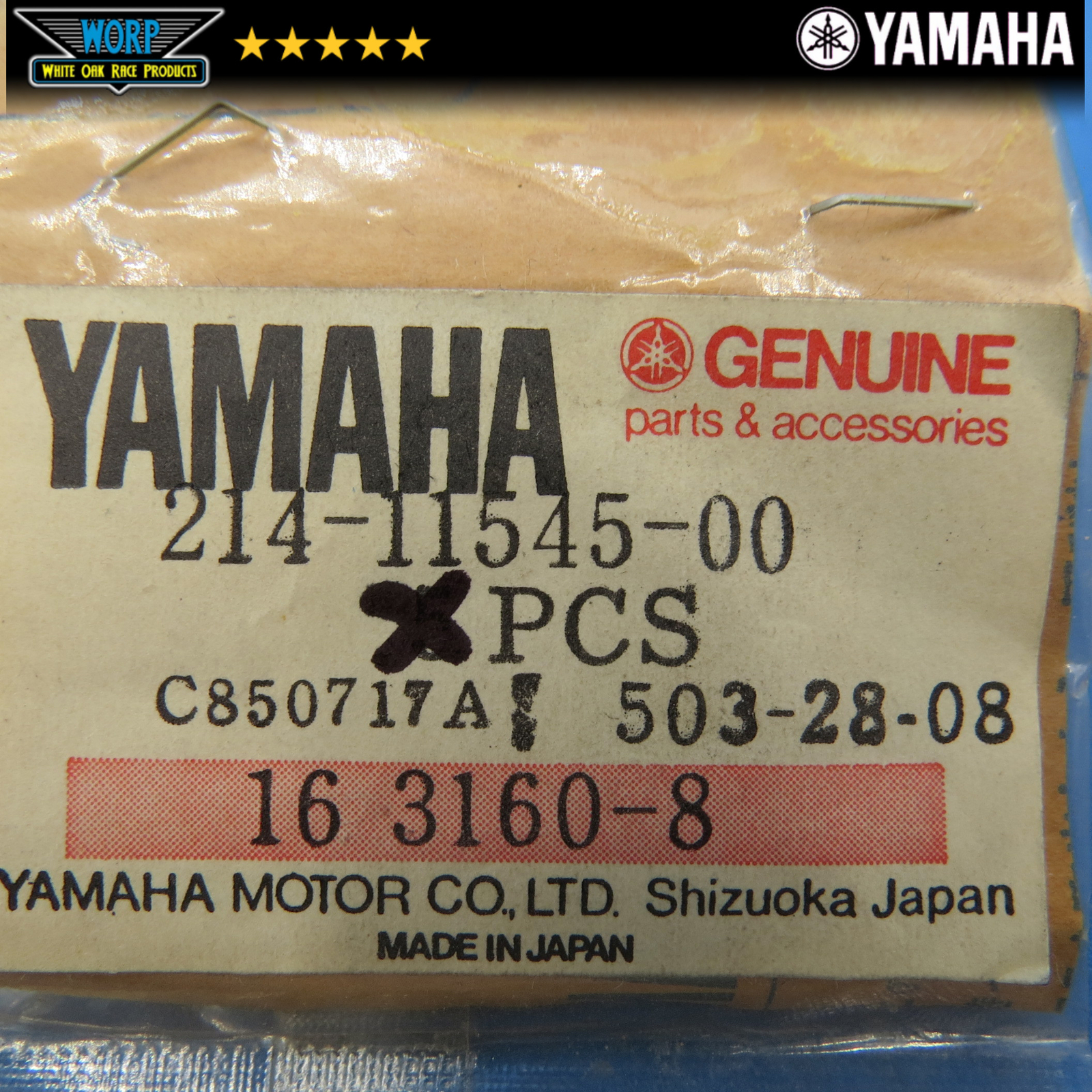 NEW OEM YAMAHA DT1 TD1 SL SS 338 396 CRANKSHAFT WOODRUFF FLYWHEEL KEY 214-11545