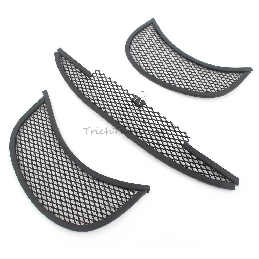 Motorcycle fairing accessories vent grill fit for Harley Road Glide FL 15+ Black