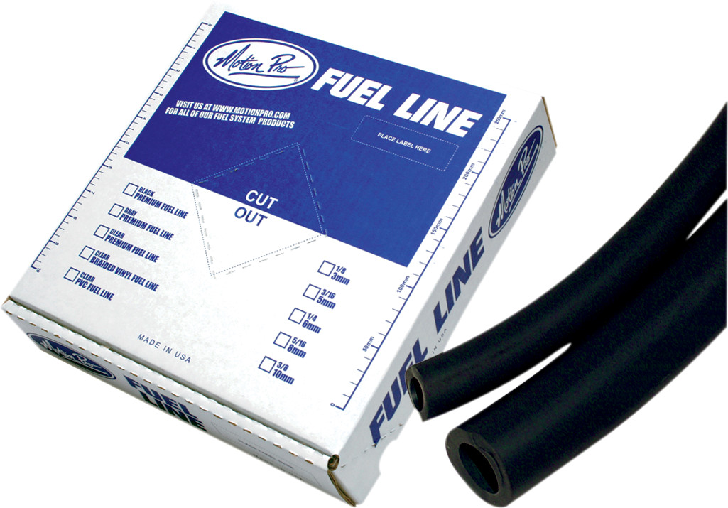 Motion Pro 12-0041 Black Fuel Line 1/4 Inch 25 Ft Universal