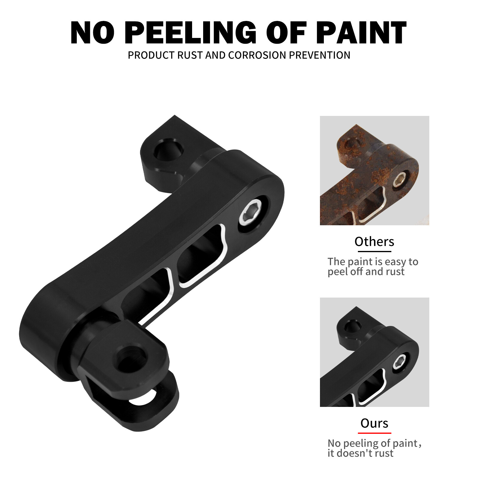 CNC Aluminum Foot Pegs Male Mount Extensions For Harley Touring Dyna Sportster