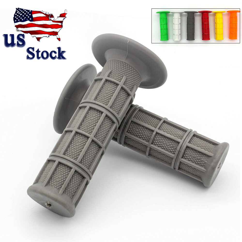 1xPair Rubber 7/8″ Motorcycle Handle bar Hand Grip ATV Dirt pit Bike US Stock
