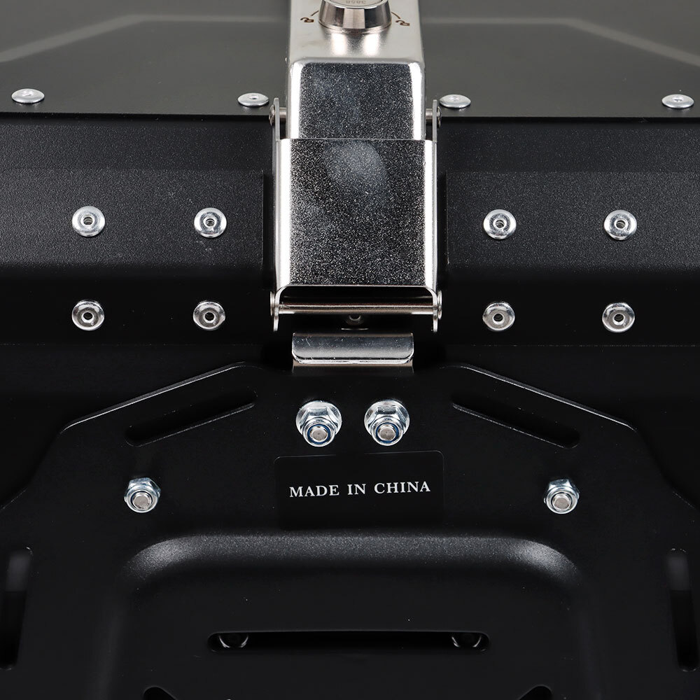 Aluminum Trunk 65L Motorcycle Top Case Waterproof Luggage Storage Tour Tail Box