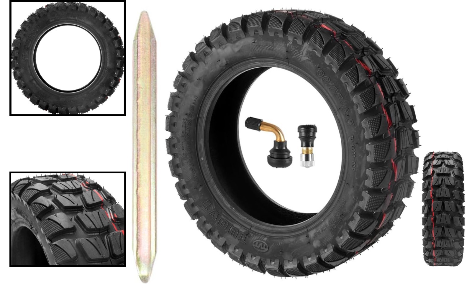 All-Season 90/65-6.5 Tubeless Electric Scooter Tire – Lightweight & Efficient