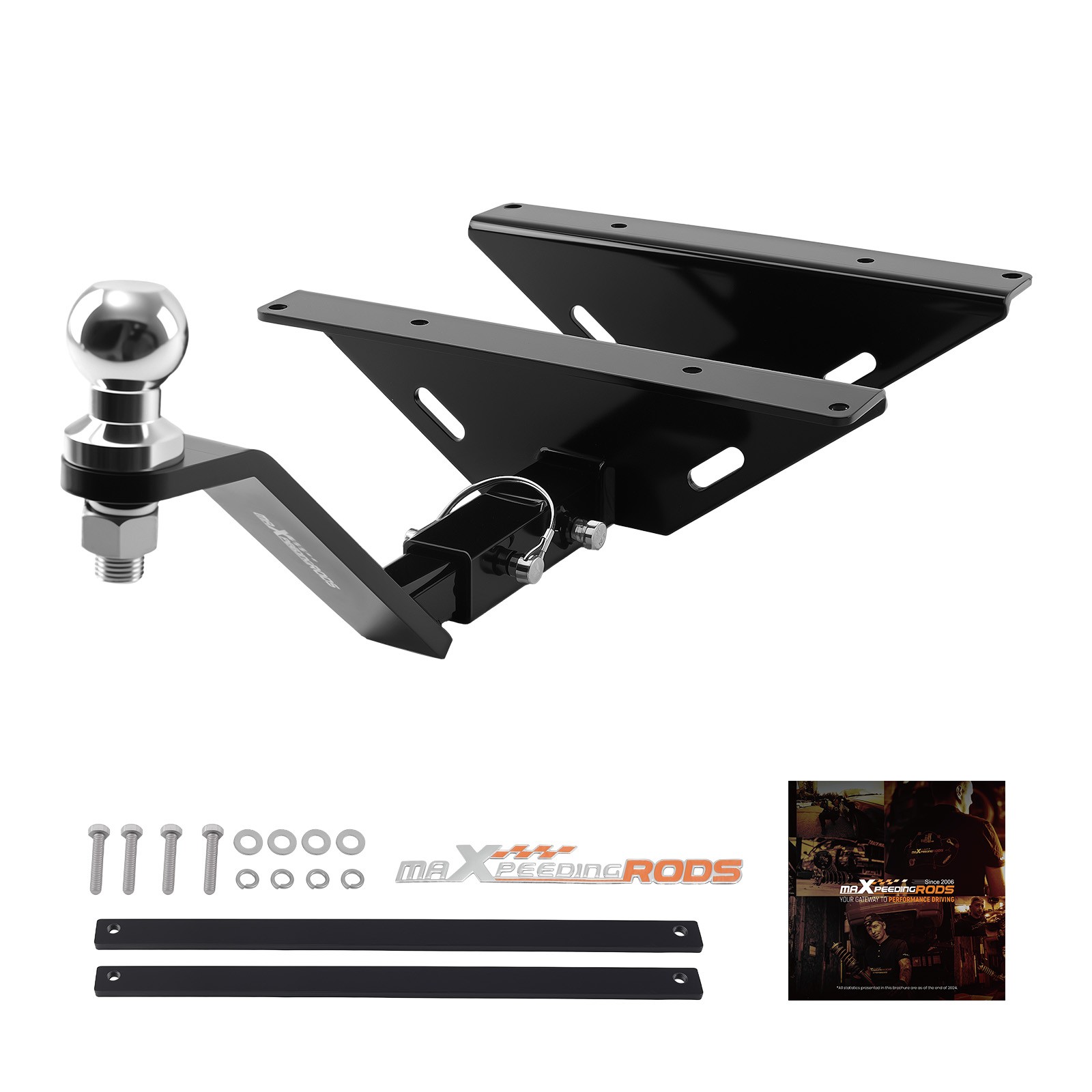 Powder Coated Steel Receiver Hitch for 2011-Present Harley Davidson Trikes