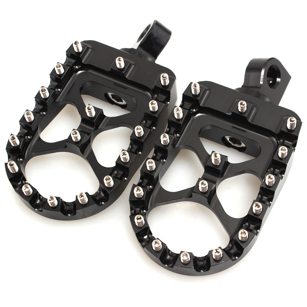 Replacement 2PCS Black MX Style Rotating Footpegs Custom Foot Pegs For Harley US