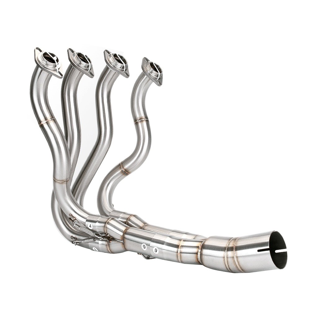 For Kawasaki Ninja ZX6R 2009-2022 Full System Header Exhaust Front Mid Link Pipe