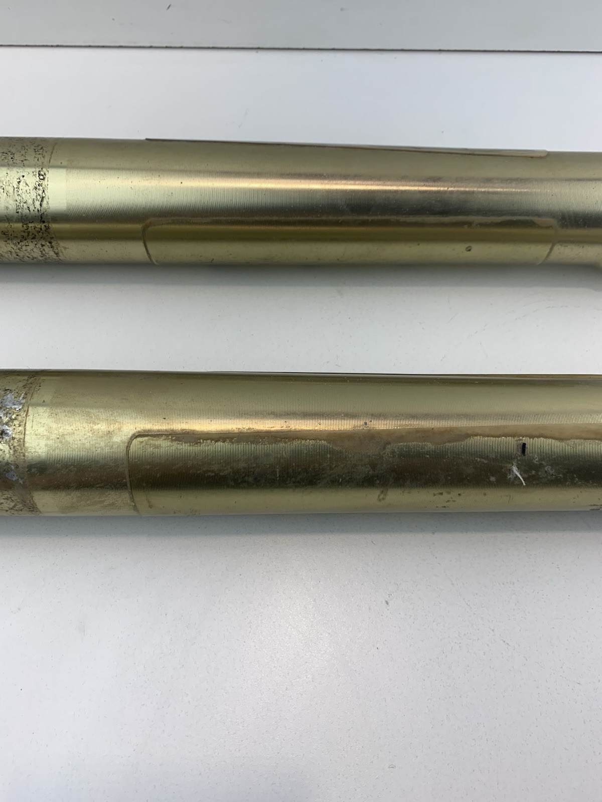 2007 KAWASAKI KX250F KYB 47mm FRONT FORKS SUSPENSION SET 06-10 KX 250F OEM