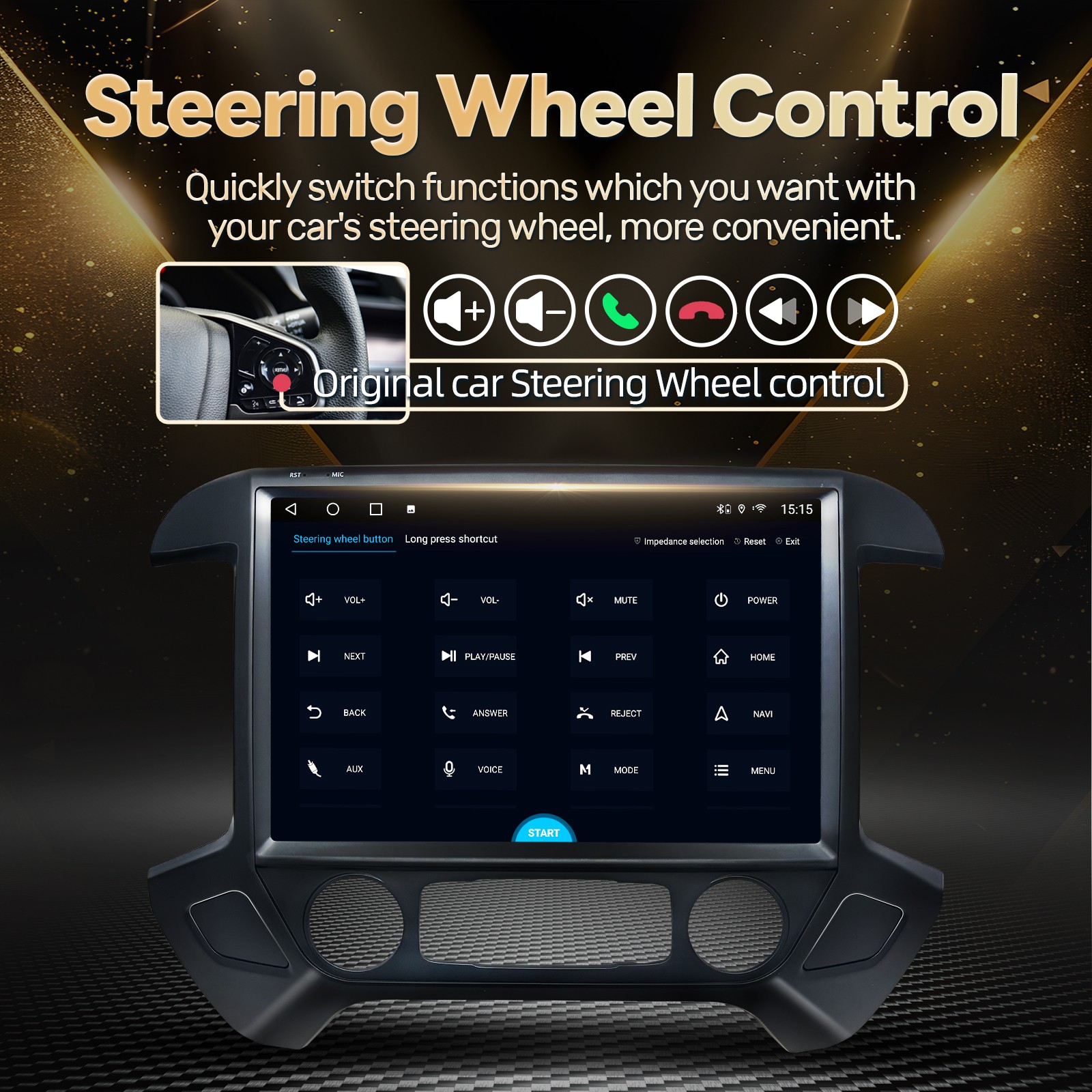 13.1″ Radio Estereo De Pantalla Para Chevy Silverado GMC Sierra 2014-2018 8+256G