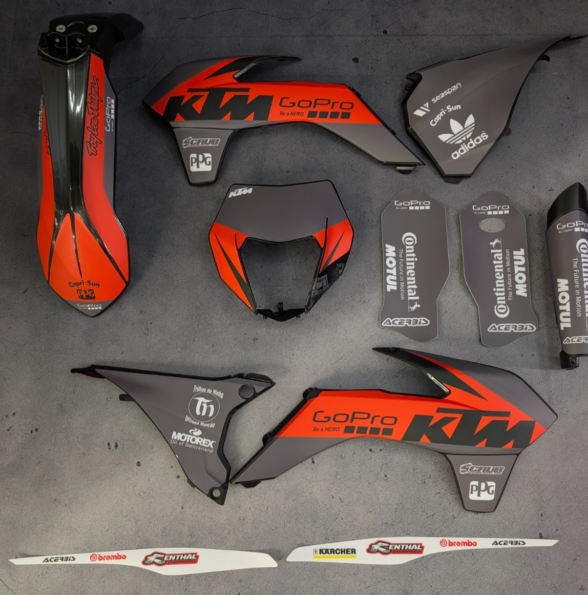 Plastics + Graphics KTM 2014 2015 XC-W XCF-W EXC EXC-F