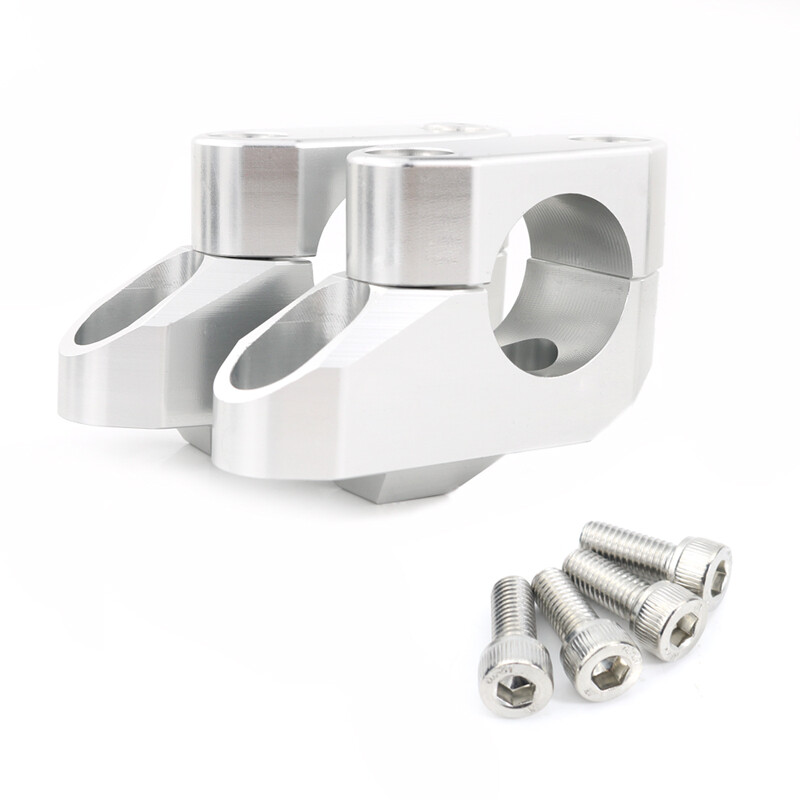 Alloy Offset HandleBar Mounting Risers Fit For Triumph Speed Triple 1050i R/RS S