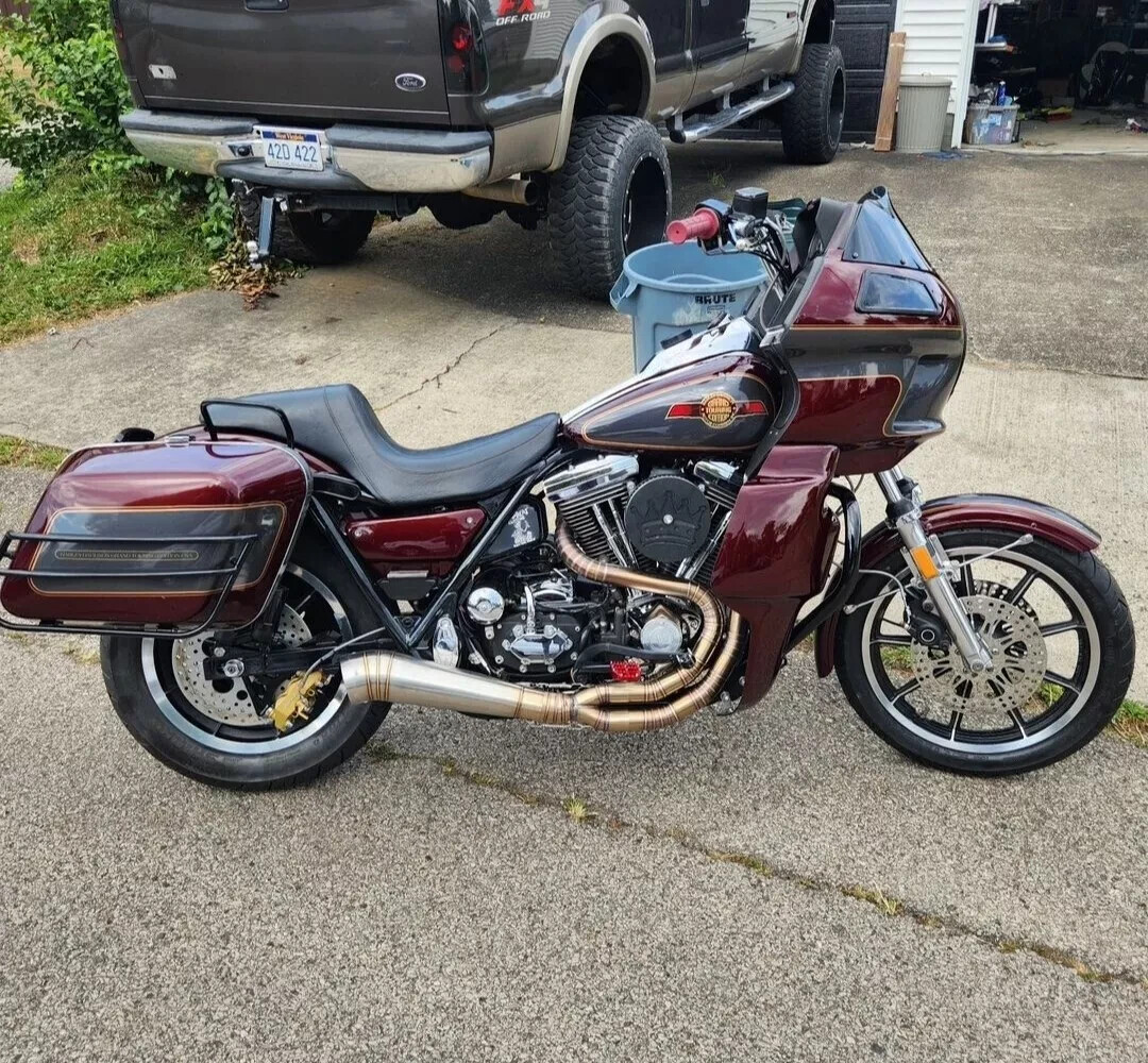 2-2 Exhaust Harley Dyna FXD Super Glide 1991-2017 TIG Welded