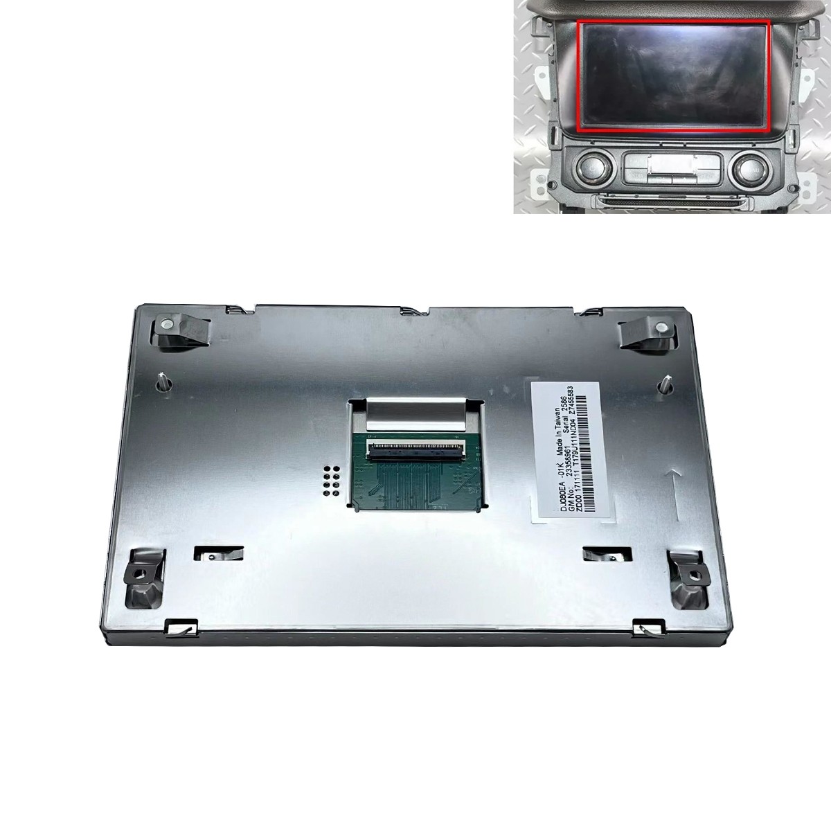 8″ DJ080EA-01K LCD Display Touch Screen For Chevrolet S10 year 2020 Opel