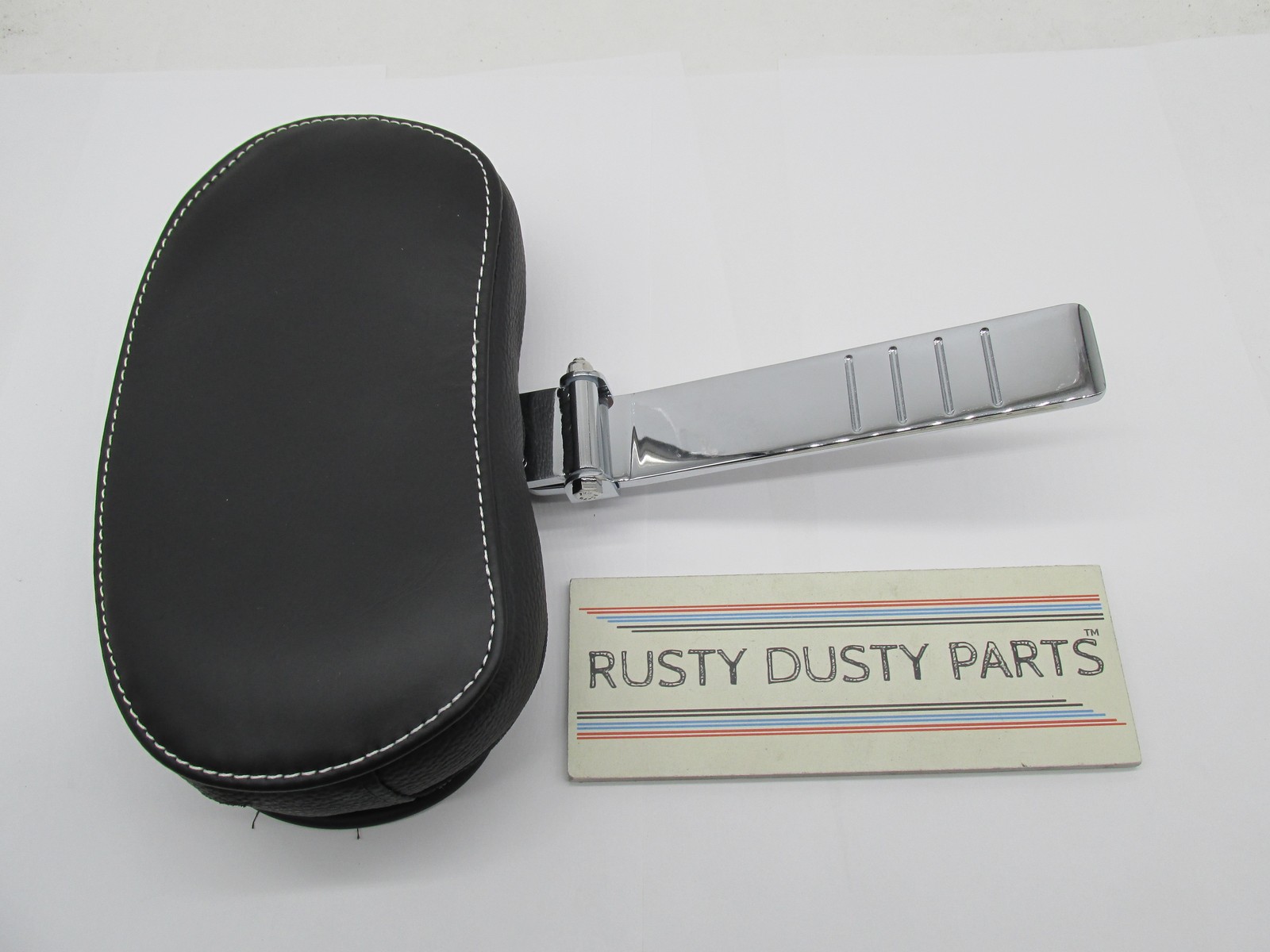 Indian Genuine Rogue Rider Backrest Pad Black White Stitching 2879542