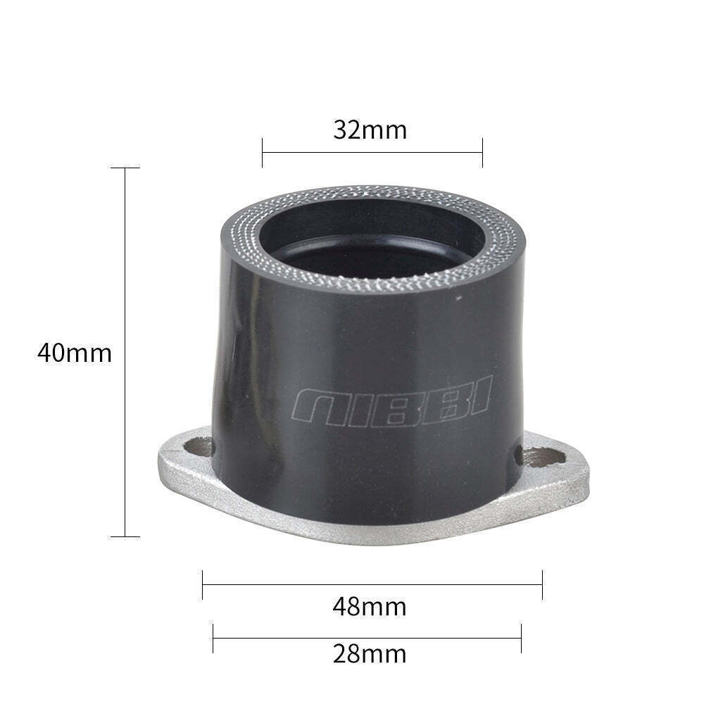 NIBBI Flange Carburetor Intake Manifold Boot Adapter Joint For CG Engine 150 250