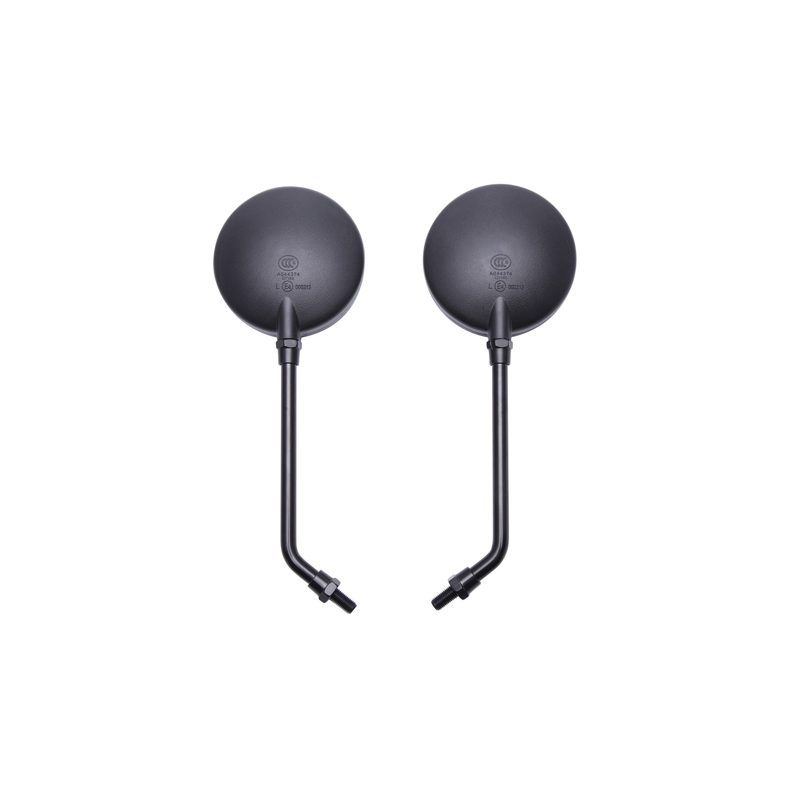 Round Motorcycle Rearview Mirrors Long Stem For Triumph Trident T160 660 750 900
