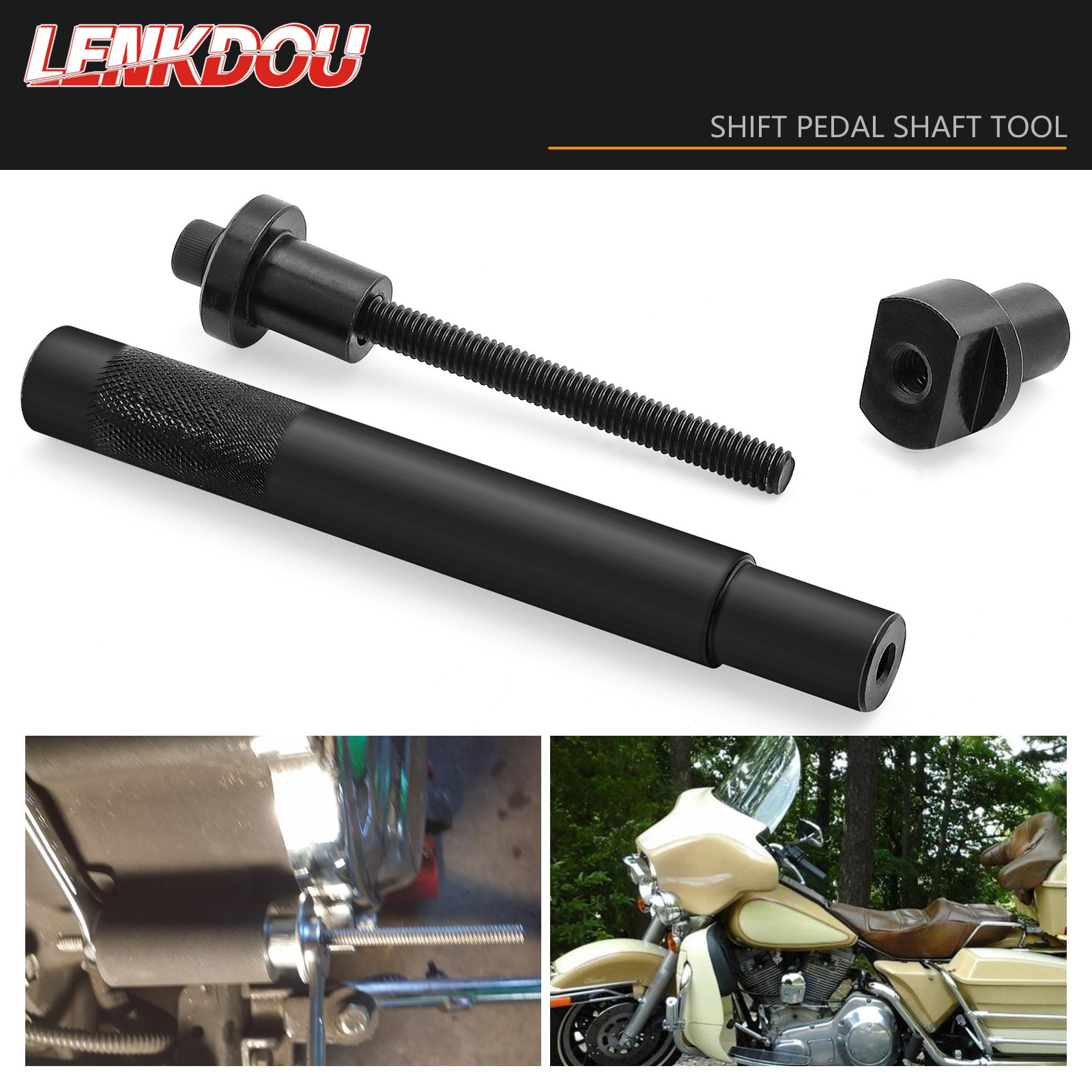 Replace Shift Pedal Shaft Bushing Tool Kit For Harley Electra Glide Street Glide