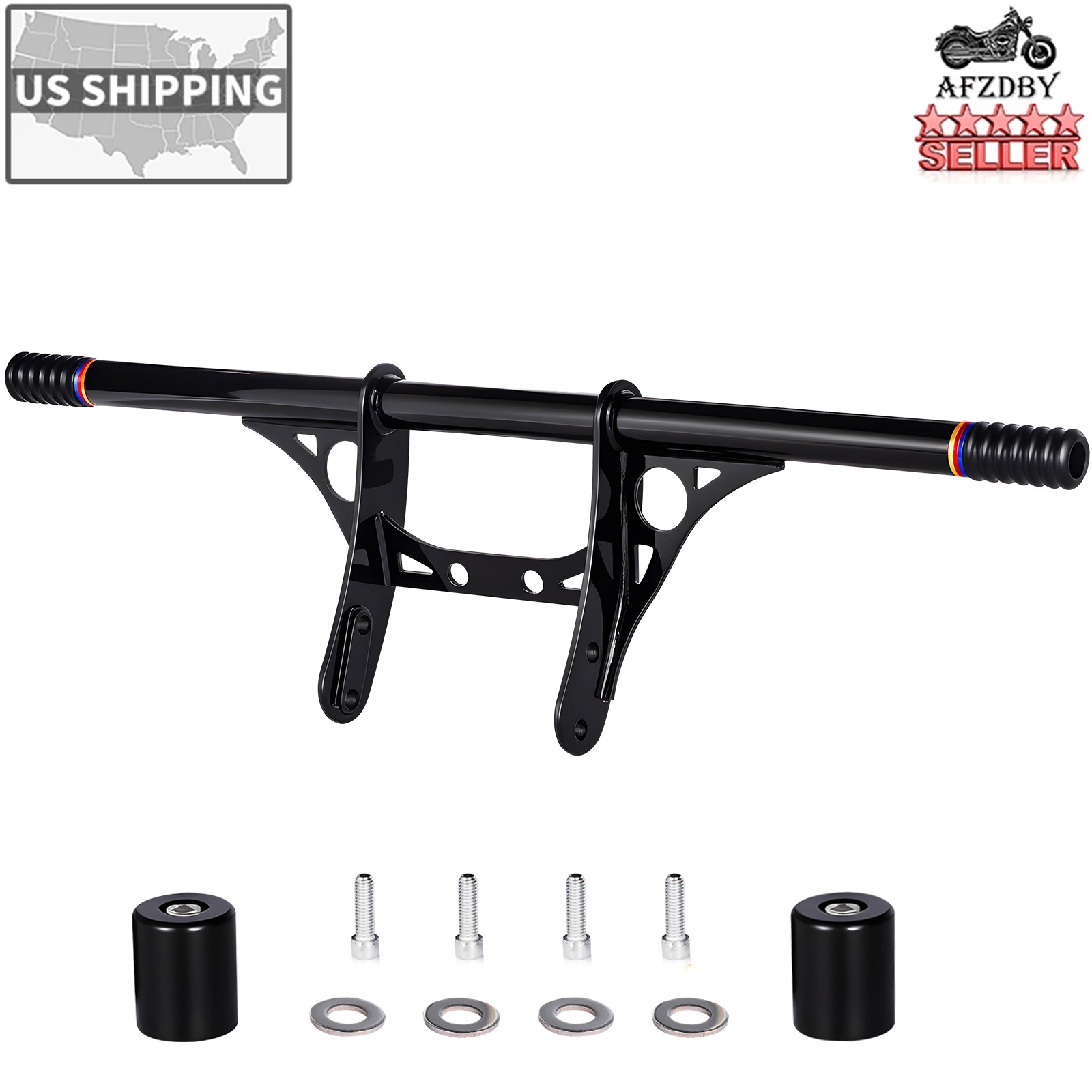Front Highway Engine Guard Crash Bar for Harley Sportster XL Iron 883 1200 2004+