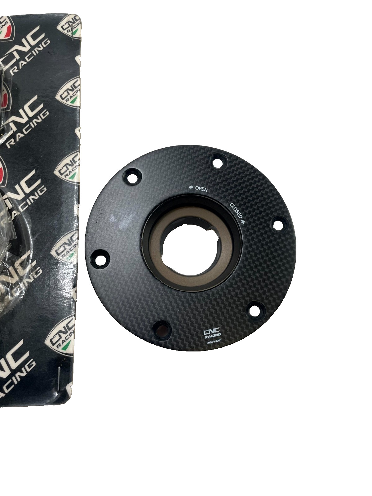 CNC Racing Carbon Fiber Fuel Tank Cap Flange Matte Ducati Diavel Multistr TSB25Y