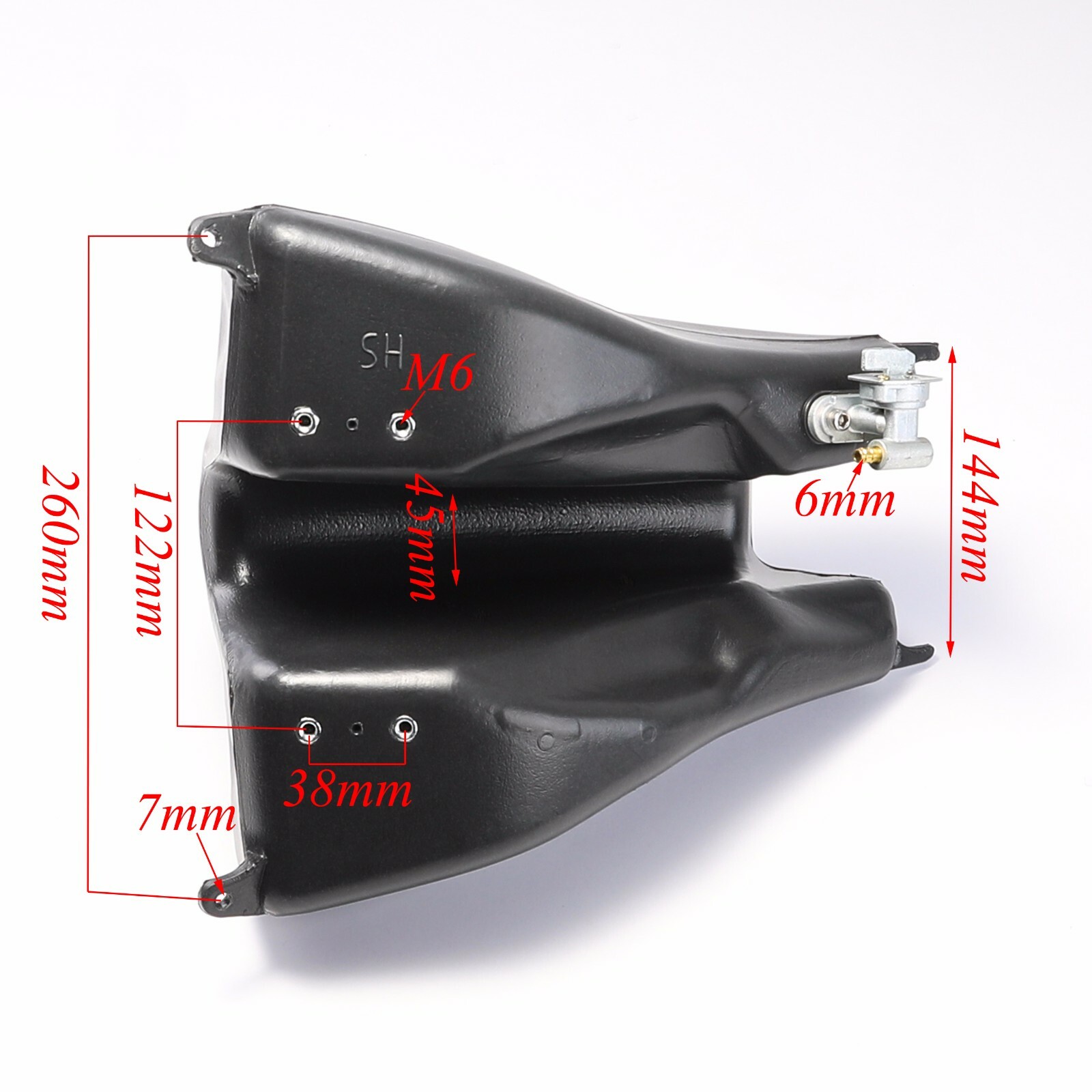 Red Plastics Fender Kit + Seat + Fuel Tank For Honda CRF70 XR70 CRF 70 Pit Bike