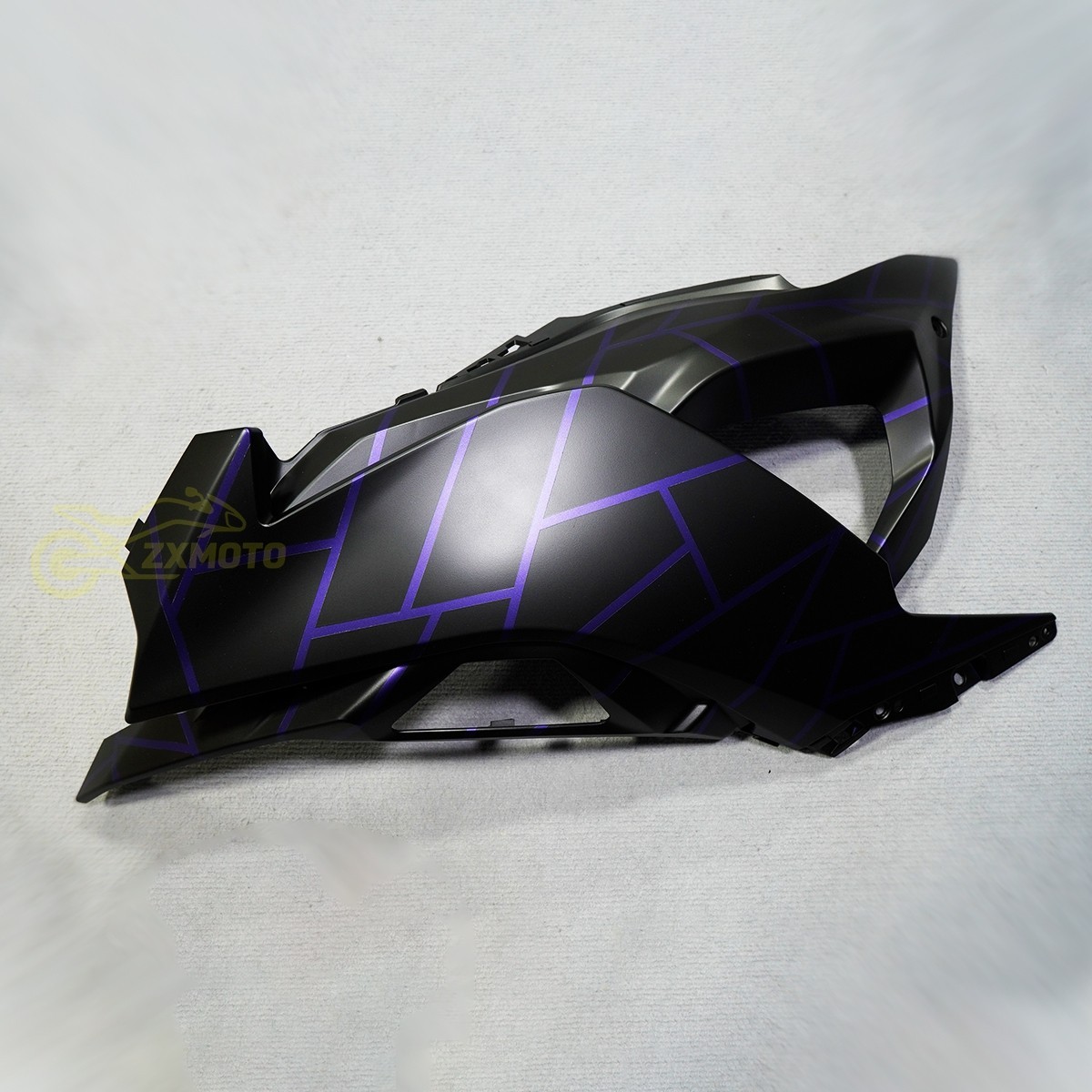 Glossy Purple Black Fairing Kit +Tank For Kawasaki Ninja ZX6R 2024 2025 636 ABS