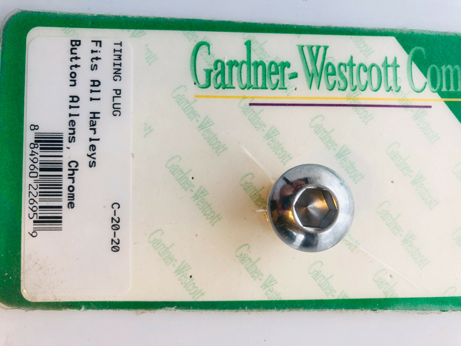 TIMING PLUG ALL HARLEYS DRAIN/TIME BUTTON ALLEN 5/8-18 706a 720 5/8-18 thread