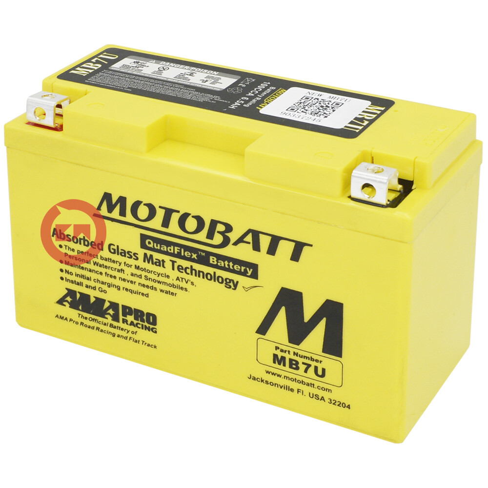 MOTOBATT MB7U SEALED BATTERY YT7B-BS KYMCO People S 4T 50 2019-2020