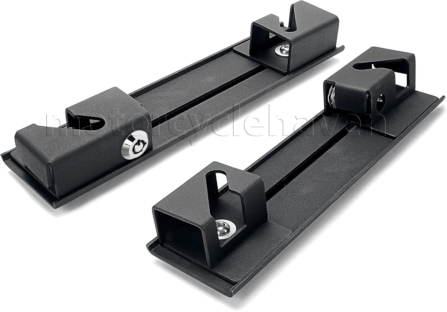 Universal Detachable Quick Release Soft Saddle Bag Brackets (M8 mounting holes)
