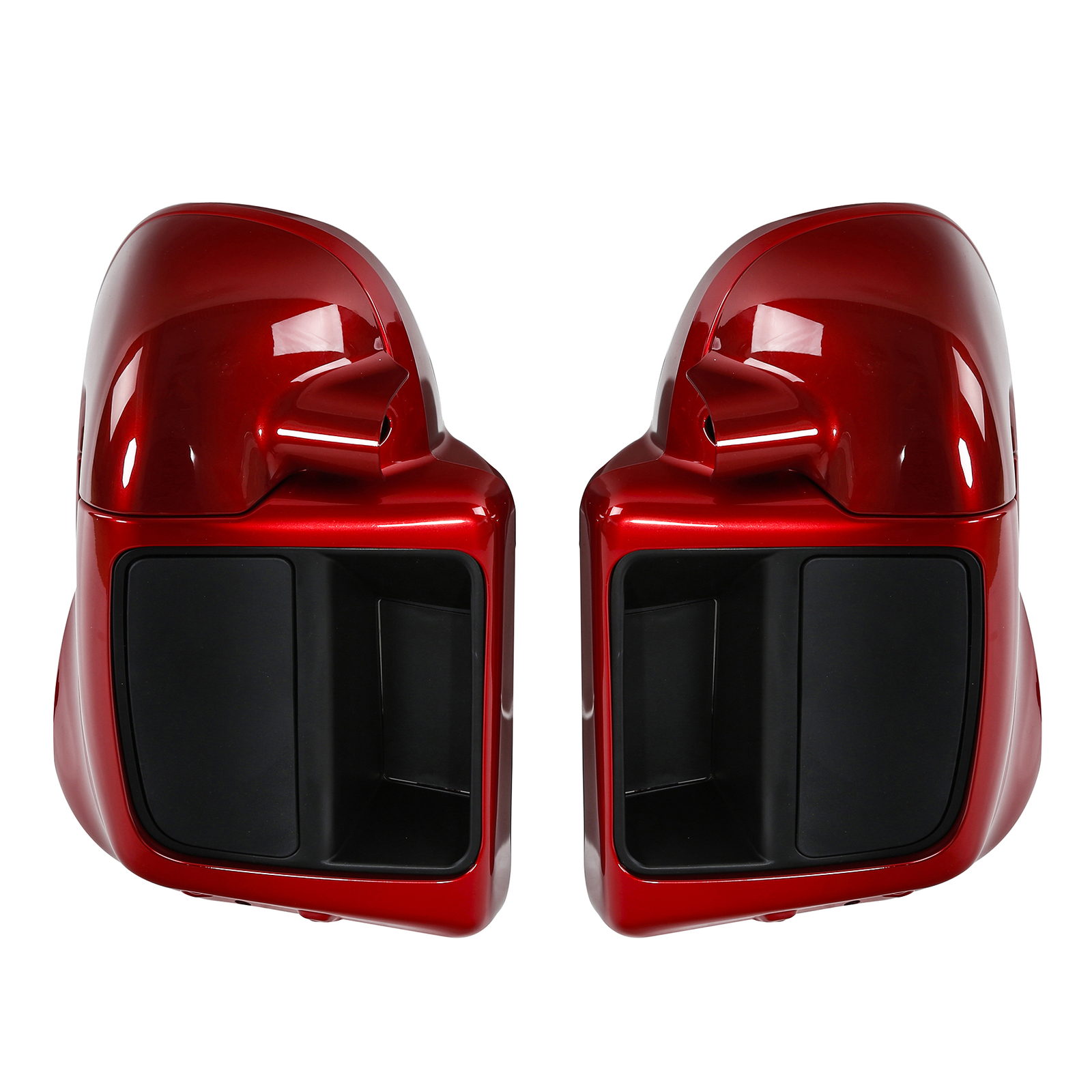 6.5″ Lower Vented Leg + Crash Bar Fits For Harley Electra Glide 14-23 Wicked Red