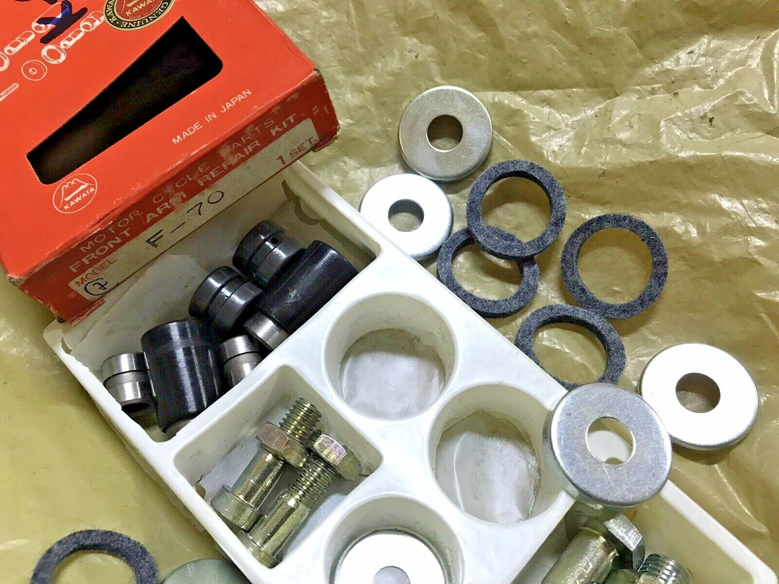 Suzuki Moped F50 F70 FR50 FR80 U50 U70 Front Arm Repair Kit NOS KAWATA Japan