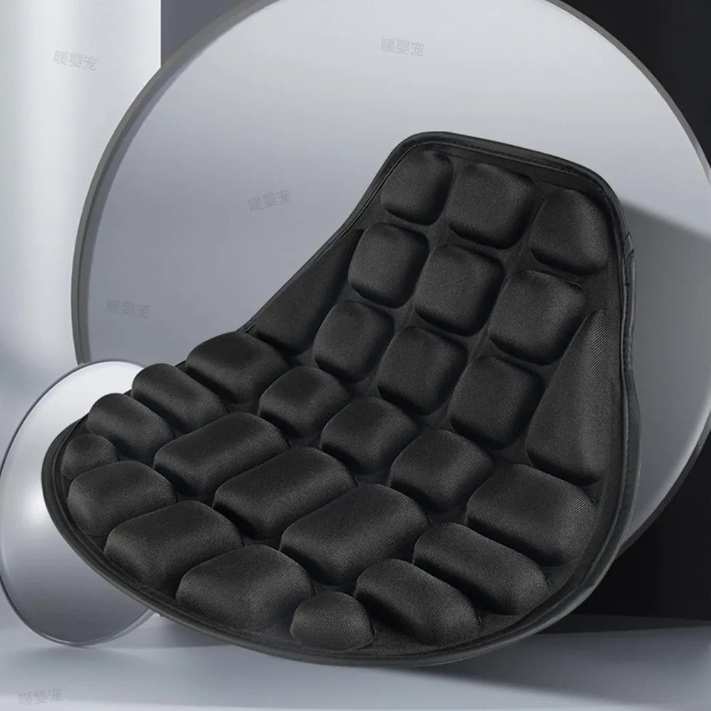 Motorcycle Gel Seat Cushion Comfort Pillow Cover Pressure Relief Universal Pad
