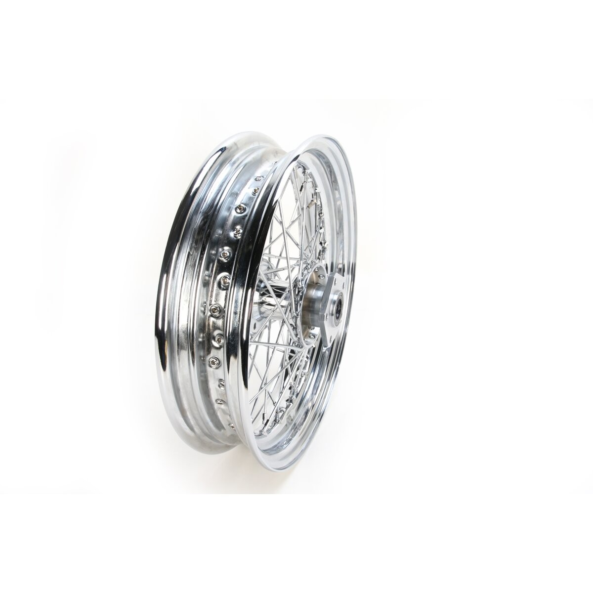 V-Factor Chrome 16×3.00 40 Spoke Rear Wheel – 51645